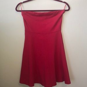 Strapless Mini A-line dress